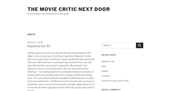 Desktop Screenshot of moviecriticnextdoor.com