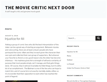 Tablet Screenshot of moviecriticnextdoor.com